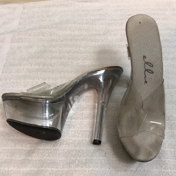 ellie clear heels